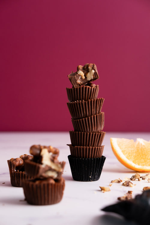 Orange & Walnut Burst