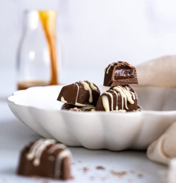 Sugar free milk chocolate with caramel centre | Caramel Fudge | Caramel Swirl